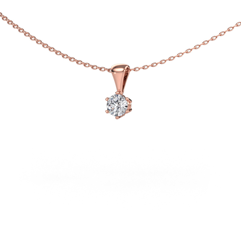 Bild von Kette Fay 585 Roségold Diamant 0.30 crt