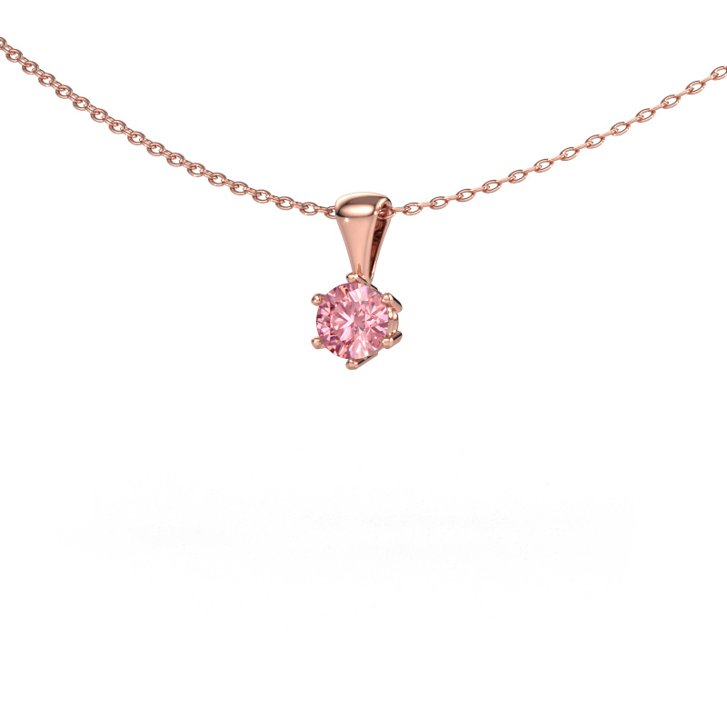 Bild von Kette Fay 585 Roségold Rosa Labordiamant 4.7 mm
