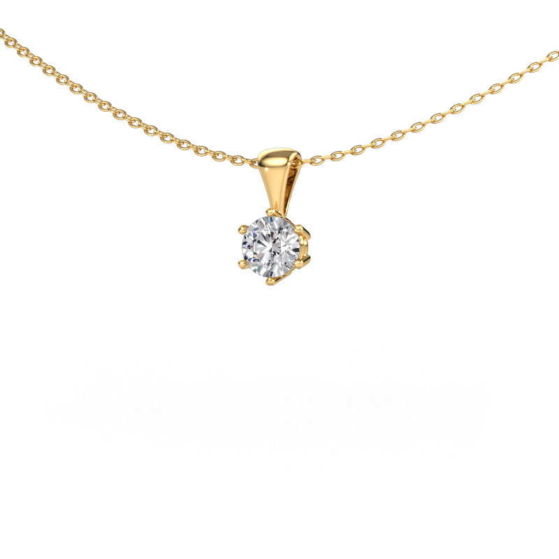 Image of Necklace Fay 585 gold Diamond 0.50 crt