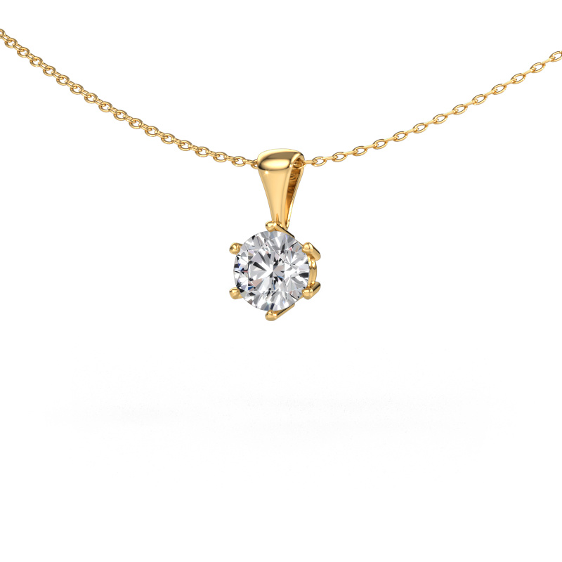 Image of Necklace Fay 585 gold Diamond 1.00 crt