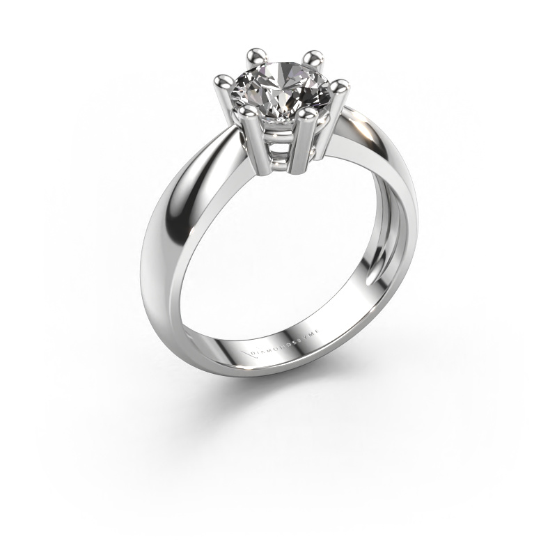 Image de Bague de fiançailles Fay 950 platine Diamant 1.00 crt