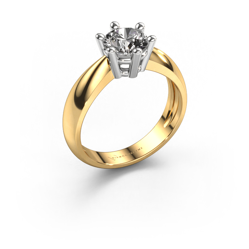 Image of Engagement ring Fay 585 gold Diamond 1.00 crt
