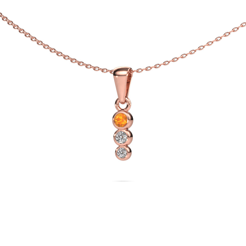Bild von Anhänger Felica 585 Roségold Citrin 2.7 mm