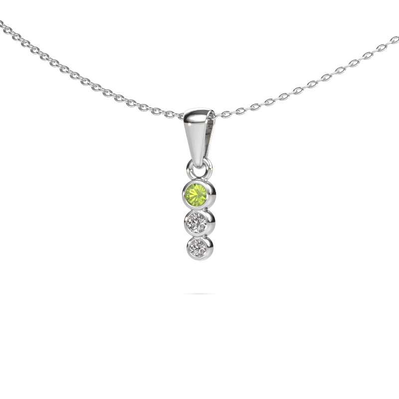 Bild von Anhänger Felica 585 Weißgold Peridot 2.7 mm