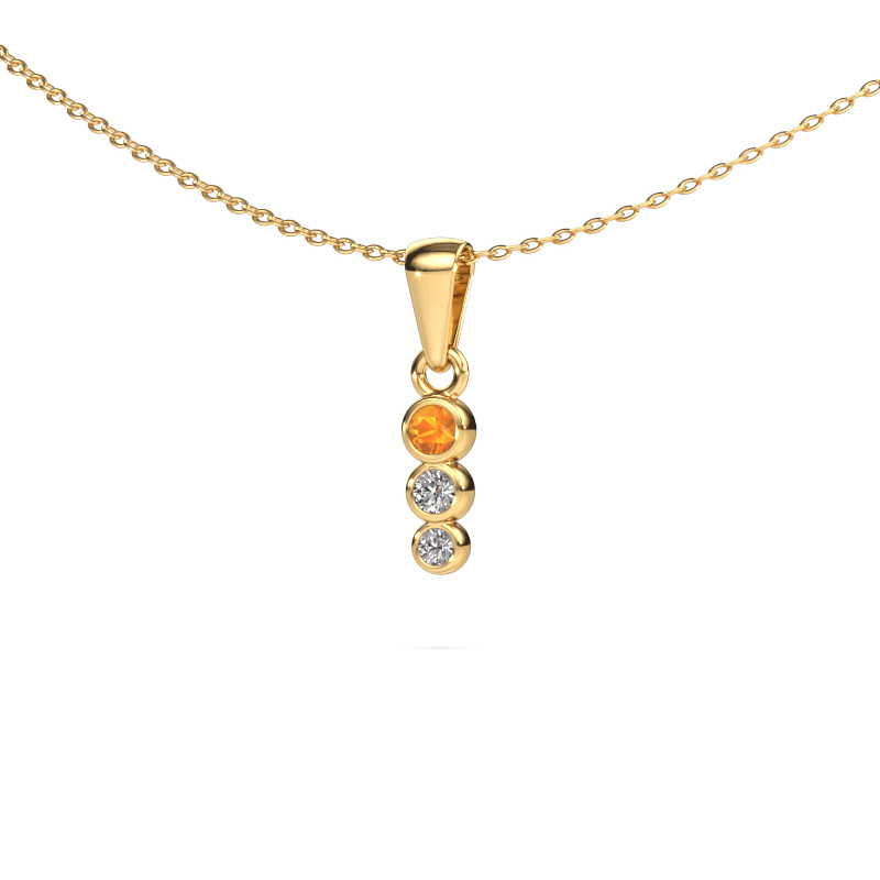 Image of Pendant Felica 585 gold Citrin 2.7 mm