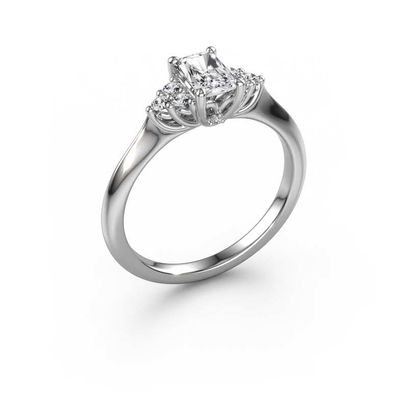Image of Engagement ring Felipa RAD 950 platinum Diamond 0.783 crt