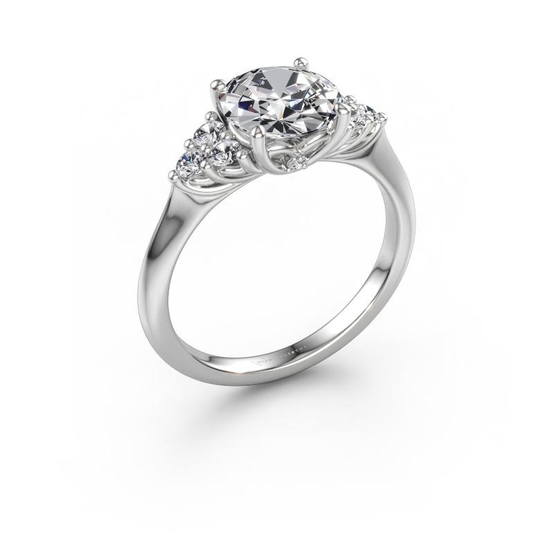 Immagine di Anello di fidanzamento Felipa RND 585 oro bianco Diamante lab grown 2.283 crt