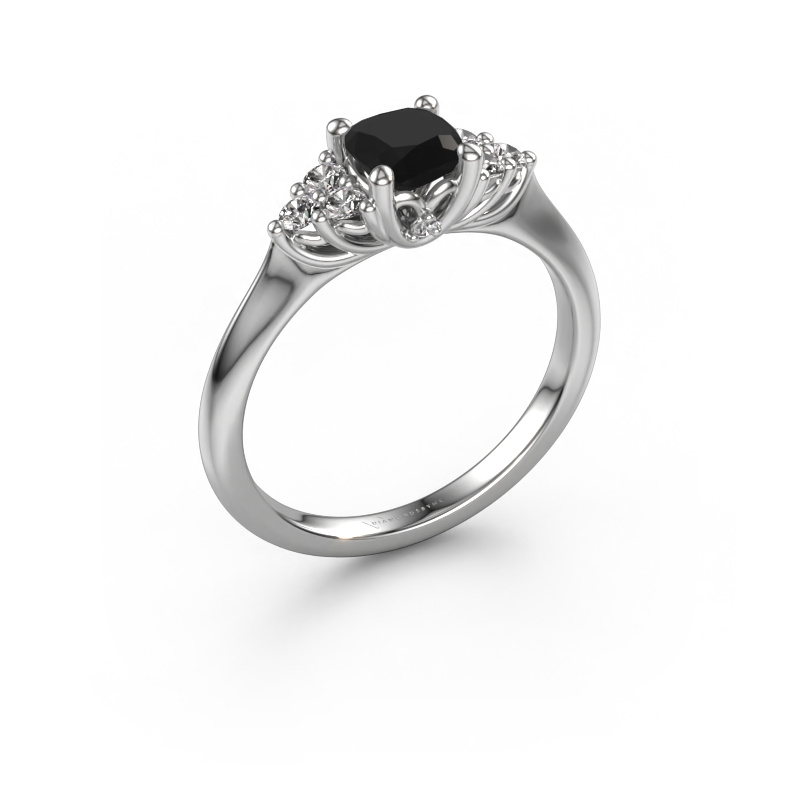 Bild von Verlobungsring Felipa CUS 950 Platin Schwarz Diamant 0.893 crt