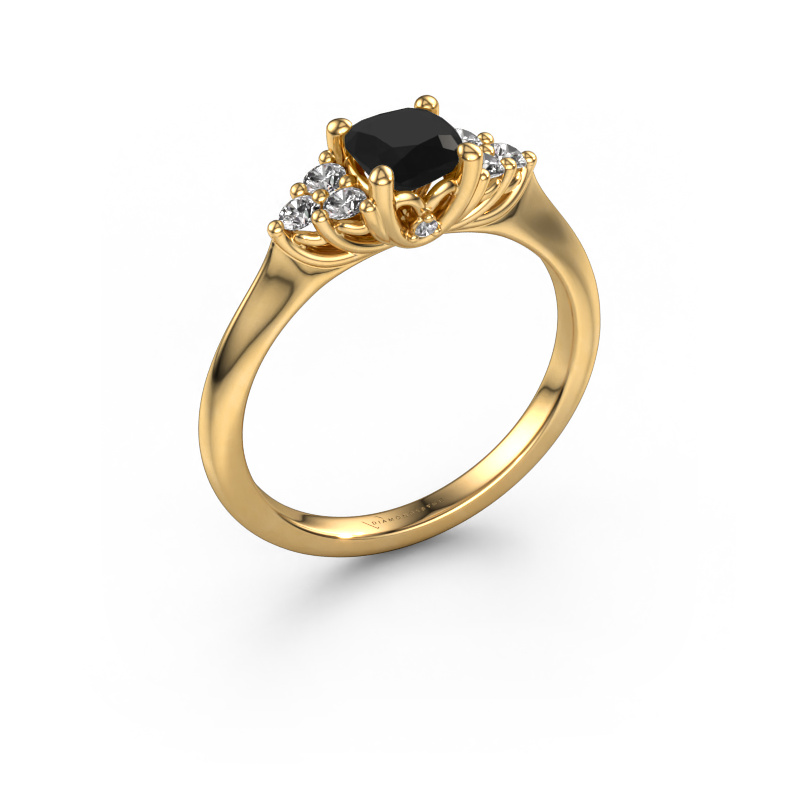 Bild von Verlobungsring Felipa CUS 585 Gold Schwarz Diamant 0.893 crt