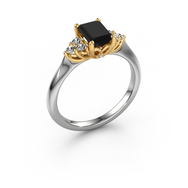 Bild von Verlobungsring Felipa EME 585 Weißgold Schwarz Diamant 1.573 crt
