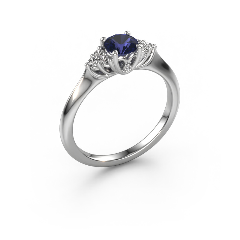 Image of Engagement ring Felipa RND 950 platinum Sapphire 5 mm
