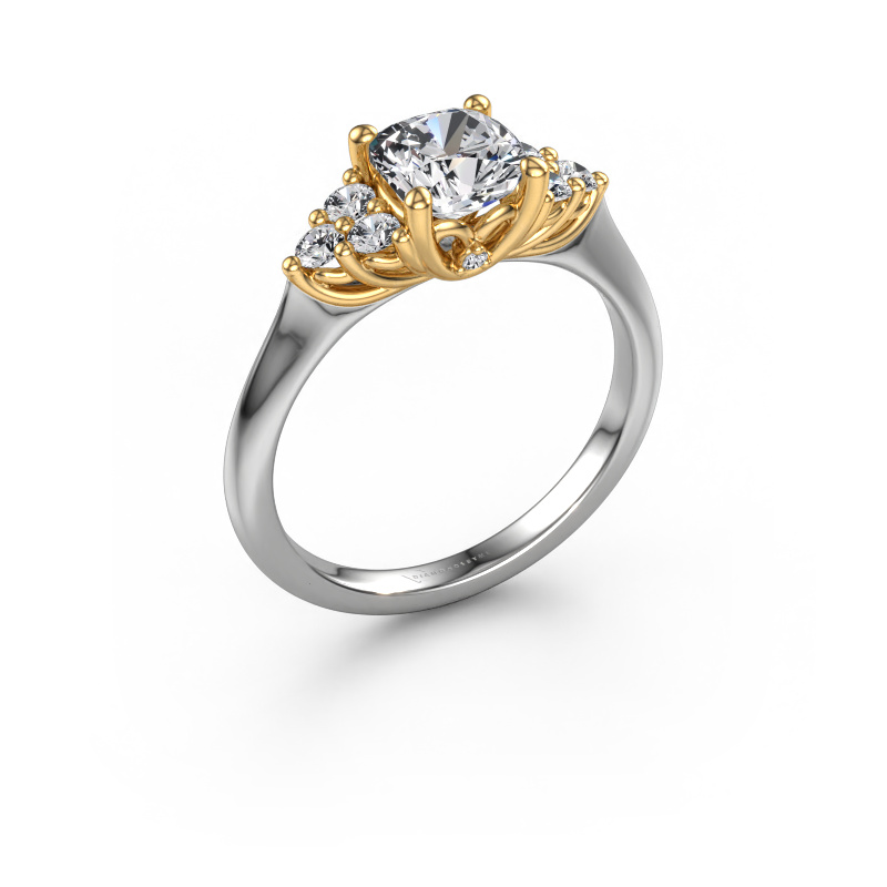 Image de Bague de fiançailles Felipa CUS 585 or blanc Diamant 1.583 crt