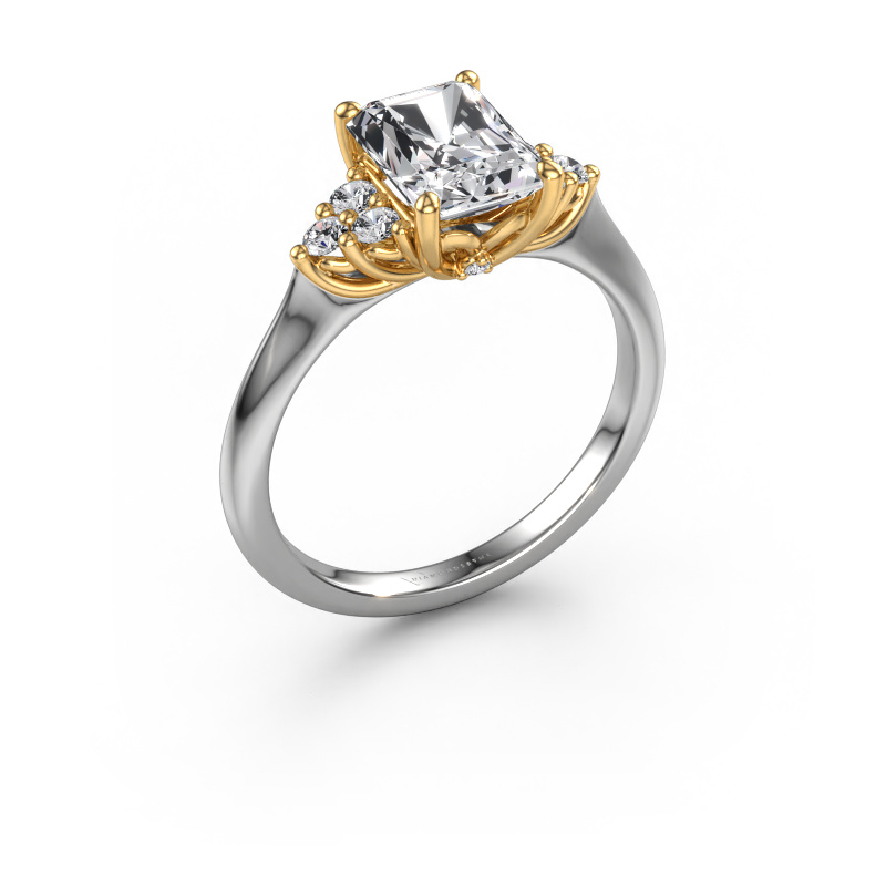 Bild von Verlobungsring Felipa RAD 585 Weißgold Diamant 1.943 crt