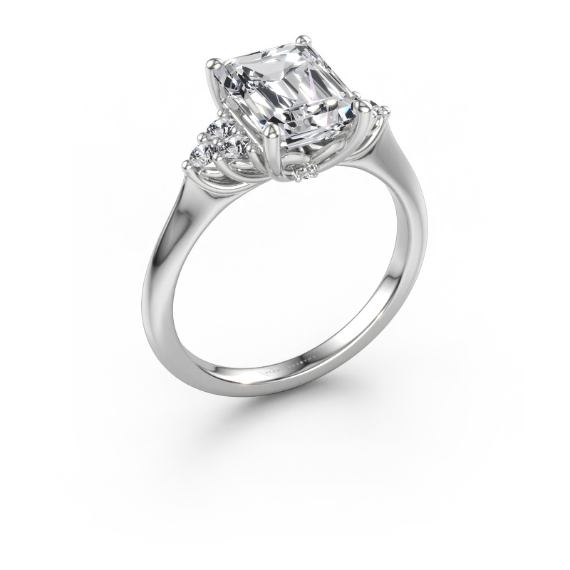 Immagine di Anello di fidanzamento Felipa EME 585 oro bianco Diamante lab grown 2.693 crt