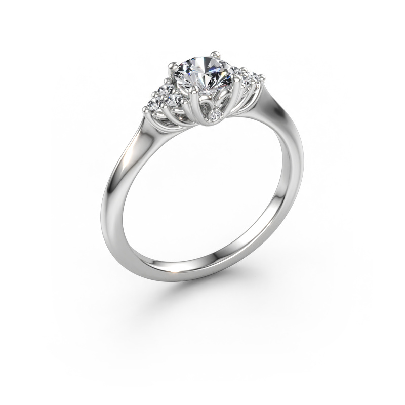 Immagine di Anello di fidanzamento Felipa RND 950 platino Diamante lab grown 0.821 crt