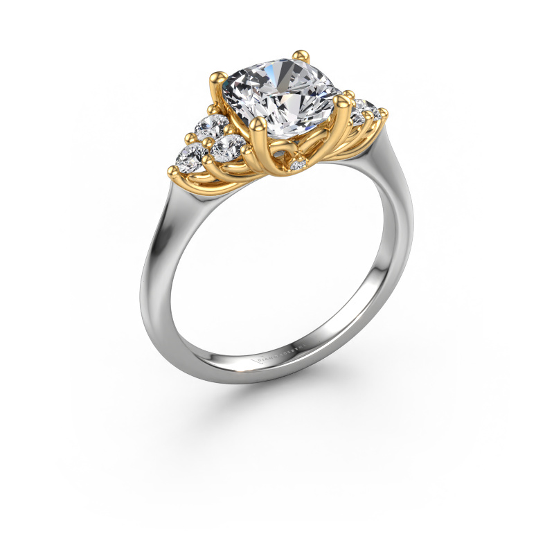 Bild von Verlobungsring Felipa CUS 585 Weißgold Diamant 2.343 crt