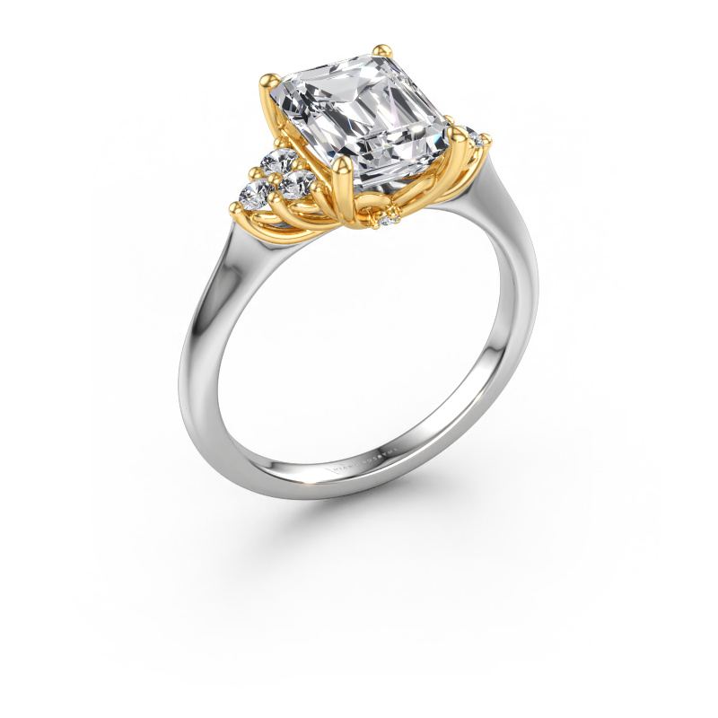 Afbeelding van Verlovingsring Felipa EME 585 witgoud Lab-grown diamant 2.693 crt