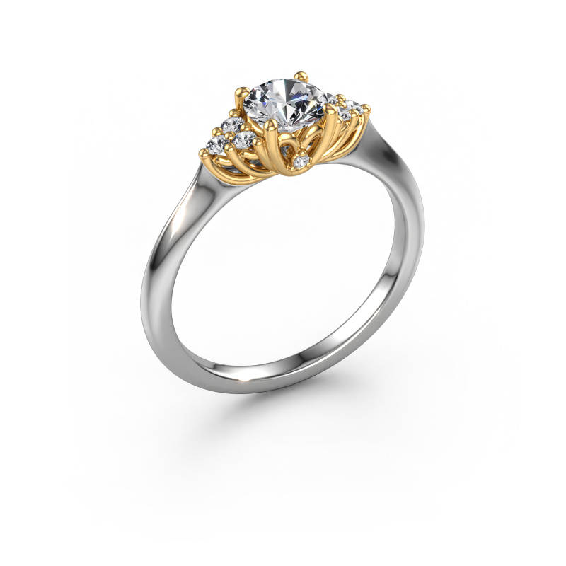 Bild von Verlobungsring Felipa RND 585 Weißgold Lab-grown Diamant 0.821 crt