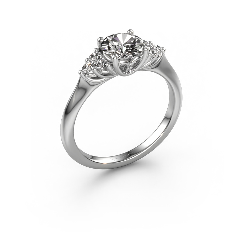 Image of Engagement ring Felipa RND 950 platinum Diamond 1.193 crt