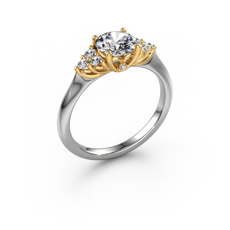 Bild von Verlobungsring Felipa RND 585 Weißgold Lab-grown Diamant 1.193 crt