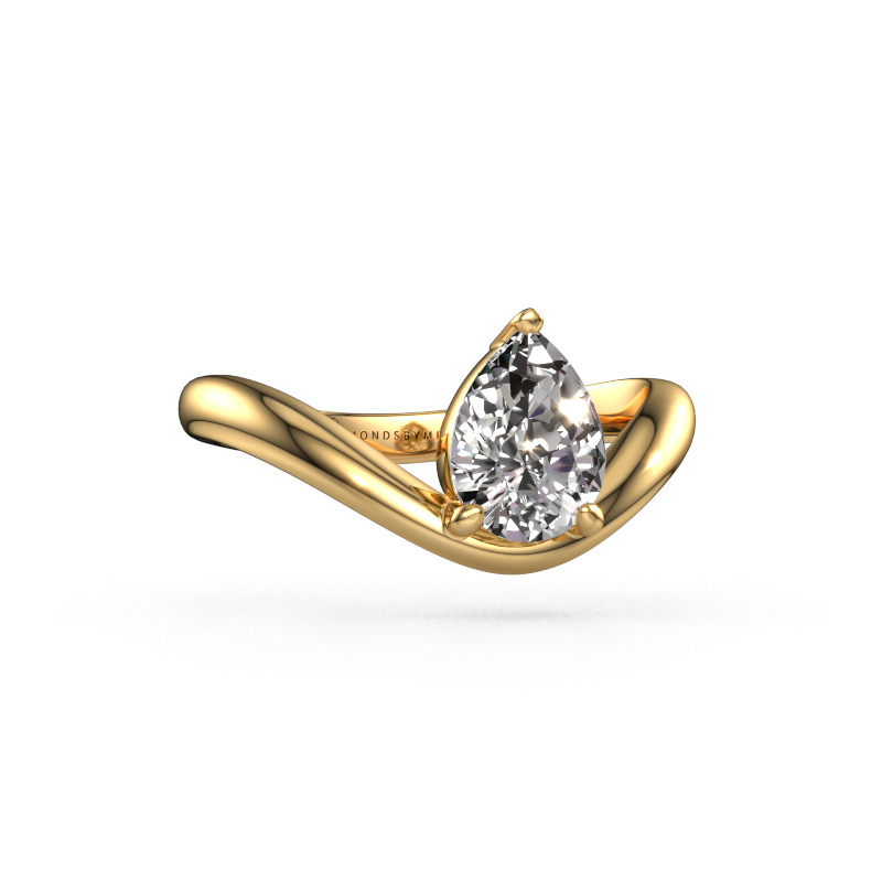 Image of Engagement ring Femke PER 585 gold Diamond 1.00 crt