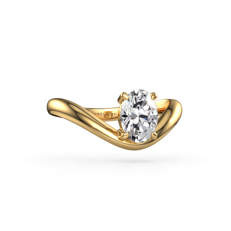 Bild von Verlobungsring Femke OVL 585 Gold Lab-grown Diamant 0.80 crt