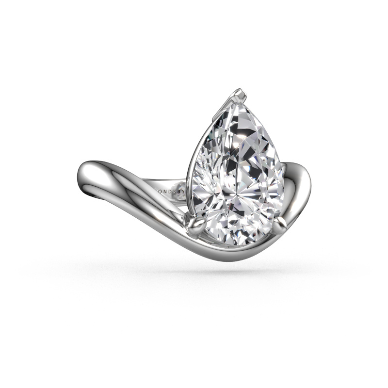 Bild von Verlobungsring Femke PER 950 Platin Lab-grown Diamant 3.00 crt