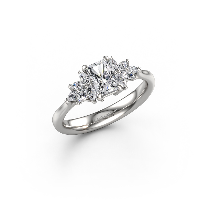 Afbeelding van Verlovingsring Fiona RAD 585 witgoud Diamant 0.90 crt