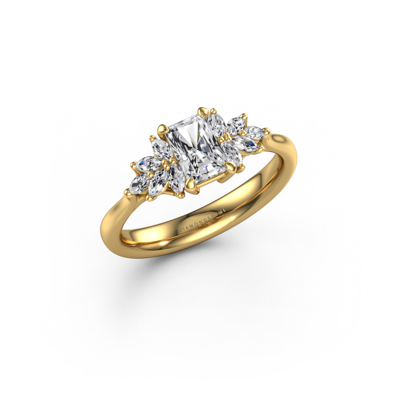 Image of Engagement ring Fiona RAD 585 gold Diamond 0.90 crt