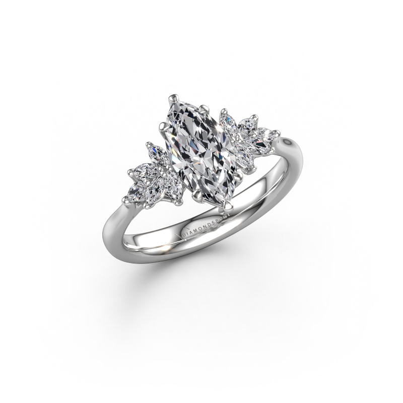 Image of Engagement ring Fiona MRQ 950 platinum Diamond 1.50 crt