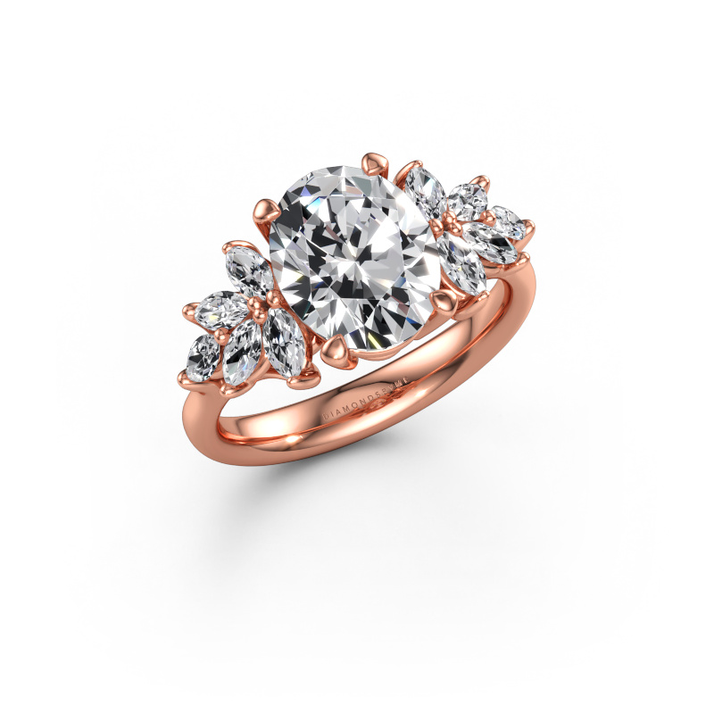 Bild av Förlovningsring Fiona OVL 585 roséguld Diamant 3.70 crt