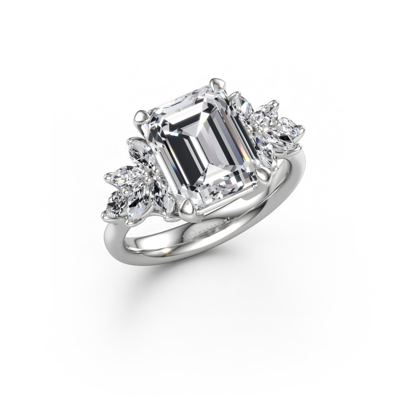 Image of Engagement ring Fiona EME 950 platinum Diamond 4.50 crt