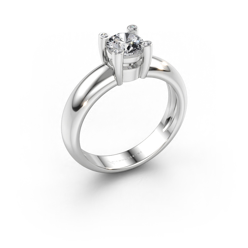 Bild av Ring Fleur 950 platina Labbodlad diamant 0.72 crt
