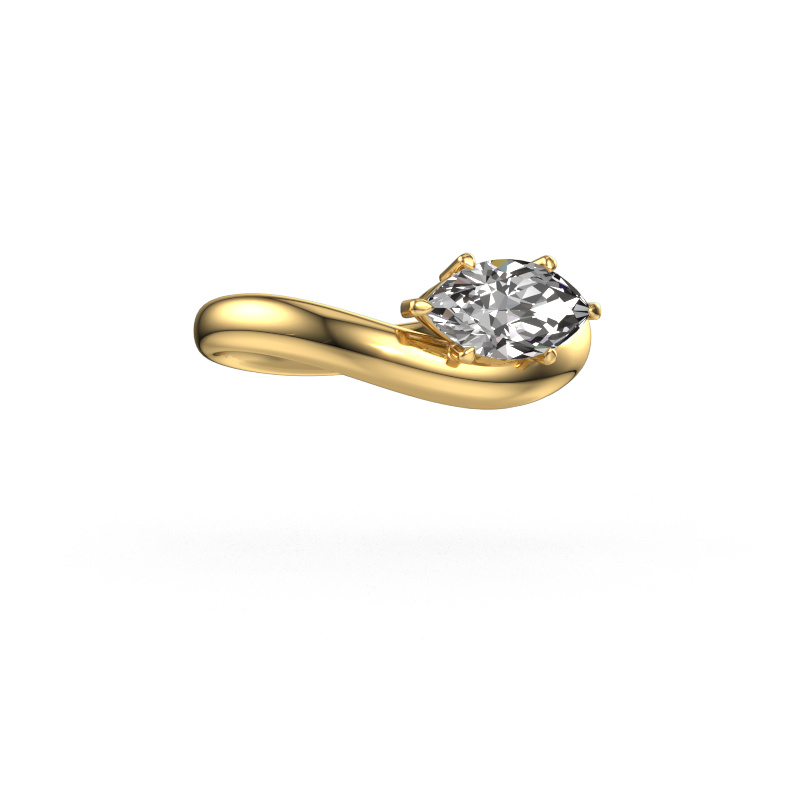Image of Engagement ring Floor MRQ 585 gold Diamond 1.00 crt