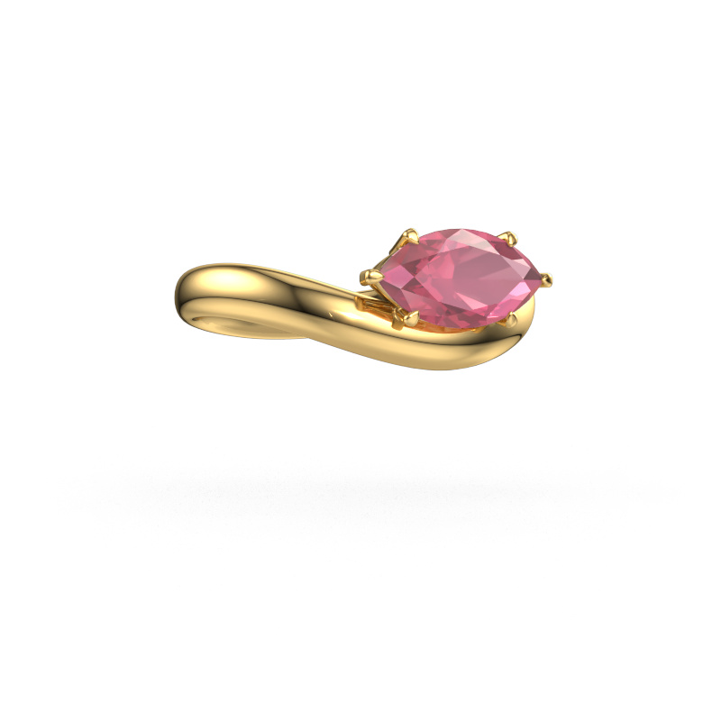 Image of Engagement ring Floor MRQ 585 gold Tourmaline pink 11x5.5 mm