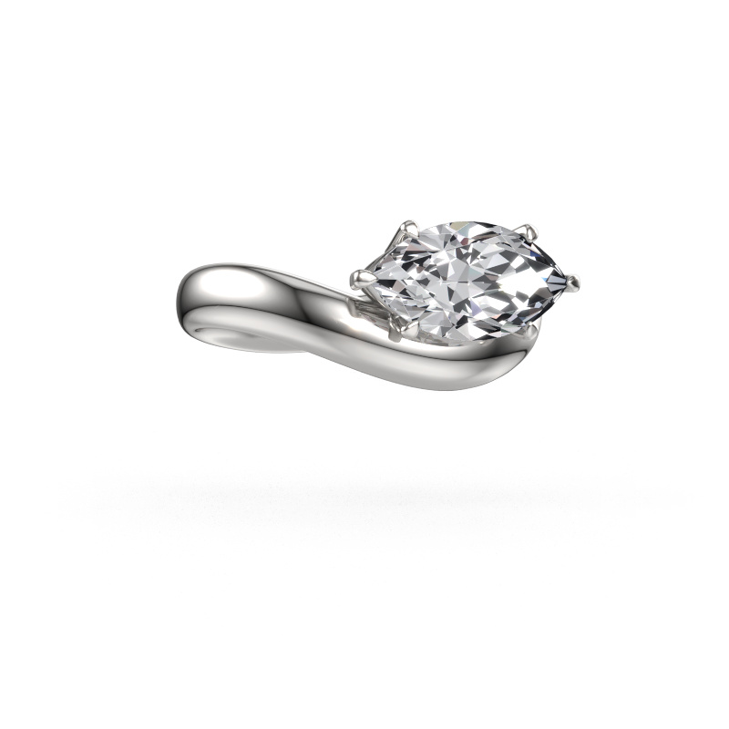 Image of Engagement ring Floor MRQ 950 platinum Lab grown diamond 2.00 crt