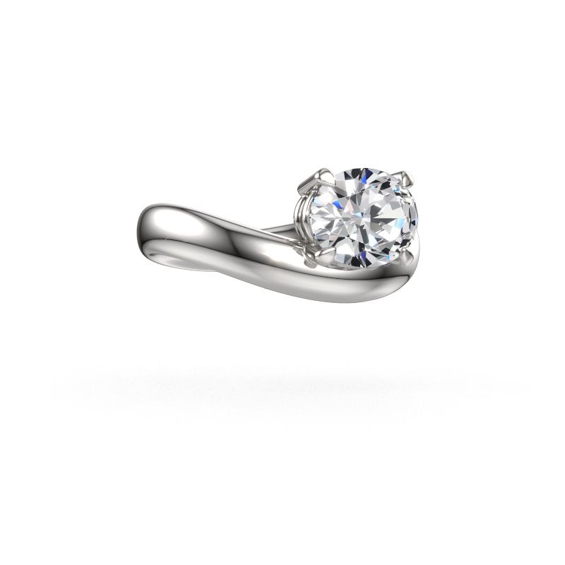 Bild von Verlobungsring Floor OVL 585 Weißgold Lab-grown Diamant 1.80 crt