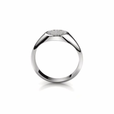 U*G様 oval pinkie ring W OVY Oval Pinkie Ring ⦁ 18k Gold Seal Pinky Ring Solid Yellow