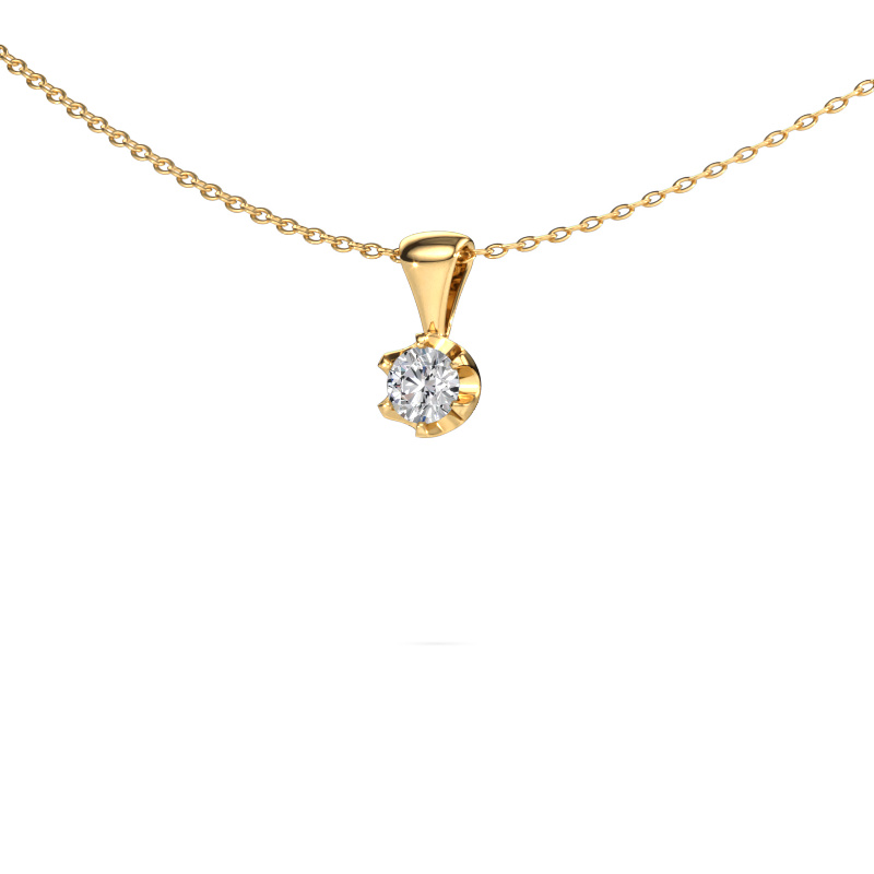 Bild von Kette Fran 585 Gold Diamant 0.25 crt