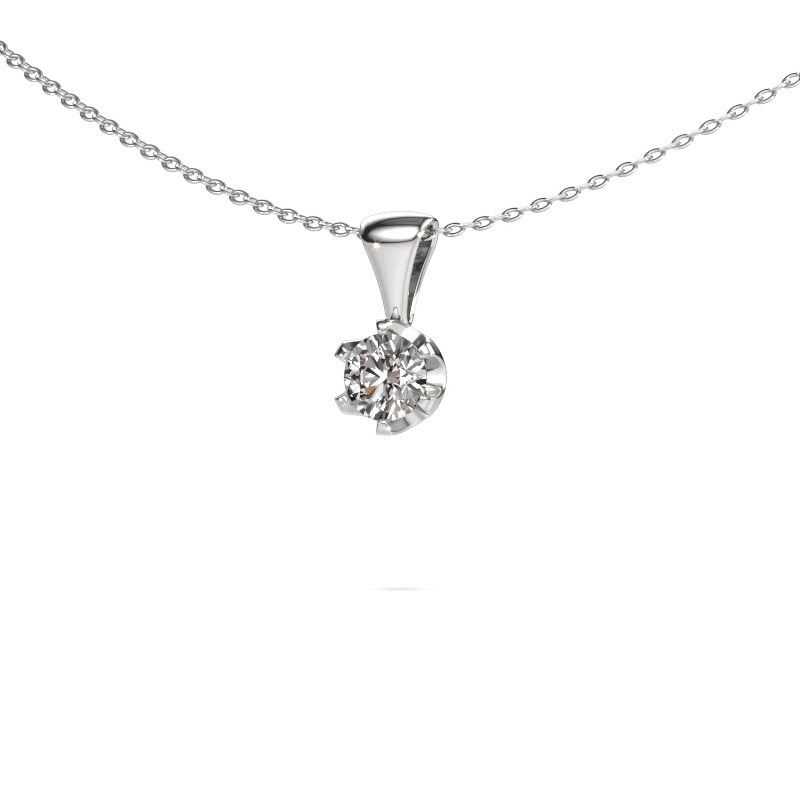 Image of Necklace Fran 950 platinum Diamond 0.40 crt