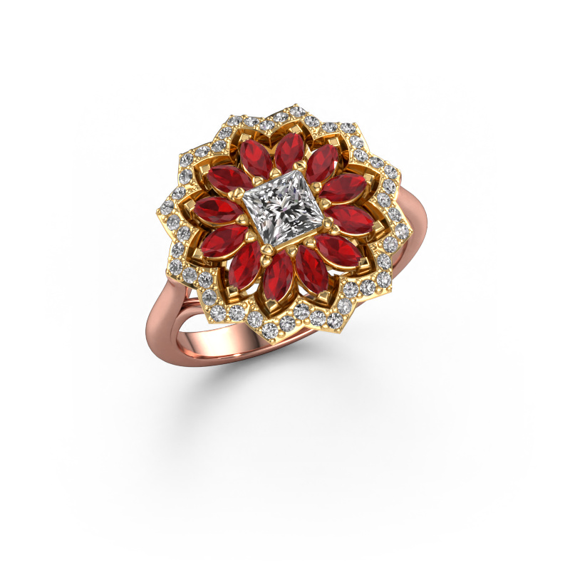 Bild von Verlobungsring Franka 585 Roségold Lab-grown Diamant 0.62 crt