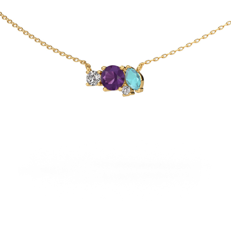 Image of Pendant Frauke RND 585 gold Amethyst 5 mm