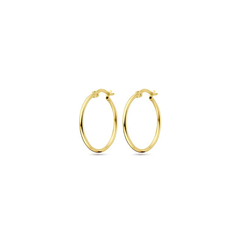 Image of Hoop earrings Gala 23mm 585 gold
