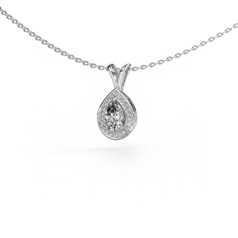 Image of Pendant Ginger 585 white gold Diamond 0.505 crt