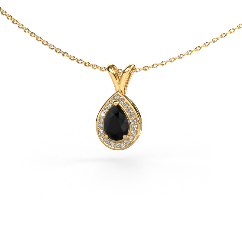 Image of Pendant Ginger 585 gold Black diamond 1.11 crt