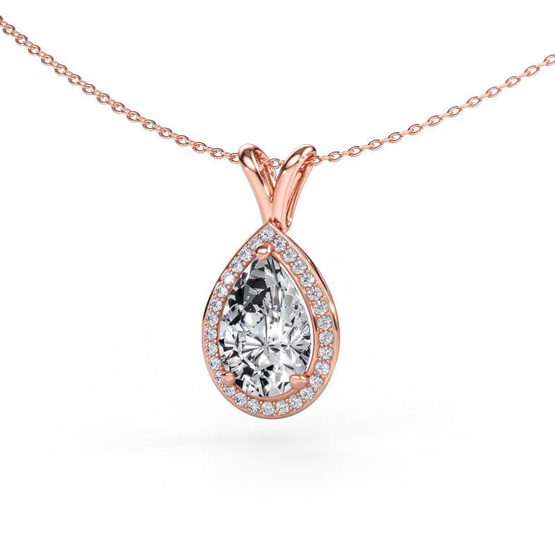 Bild av Hänge Ginger 585 roséguld Diamant 3.225 crt