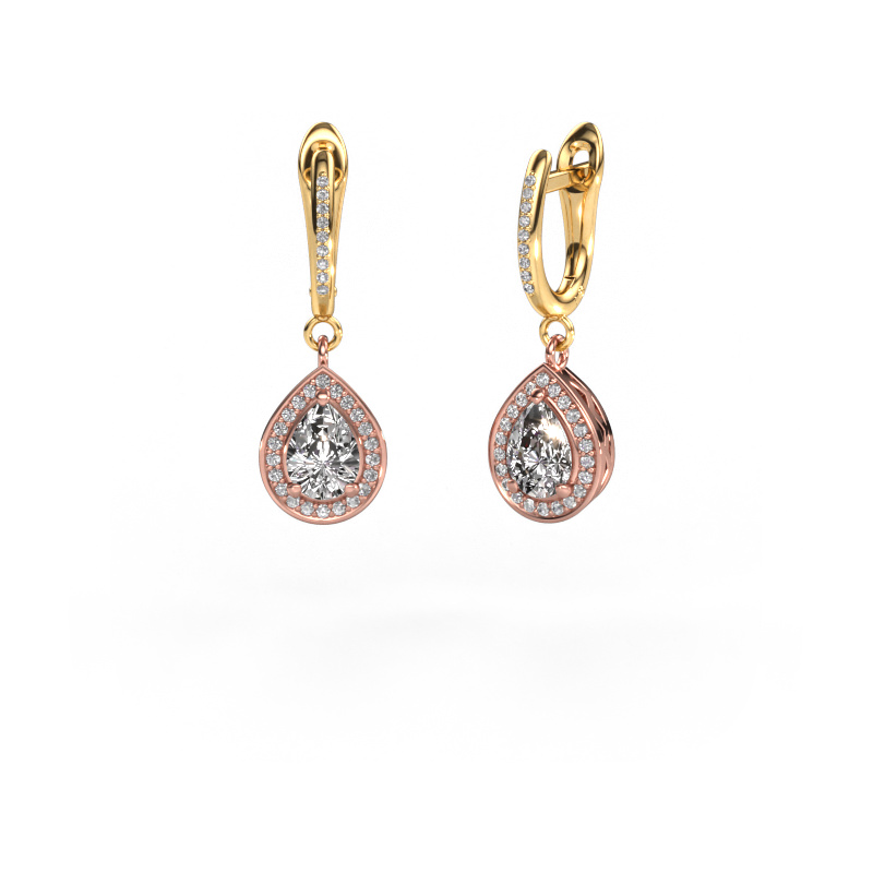 Bild von Ohrhänger Ginger 2 585 Roségold Lab-grown Diamant 1.565 crt