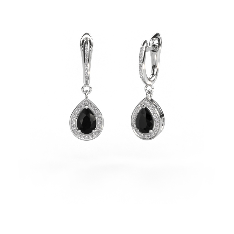 Image de Pendants d'oreilles Ginger 2 950 platine Diamant noir 2.265 crt