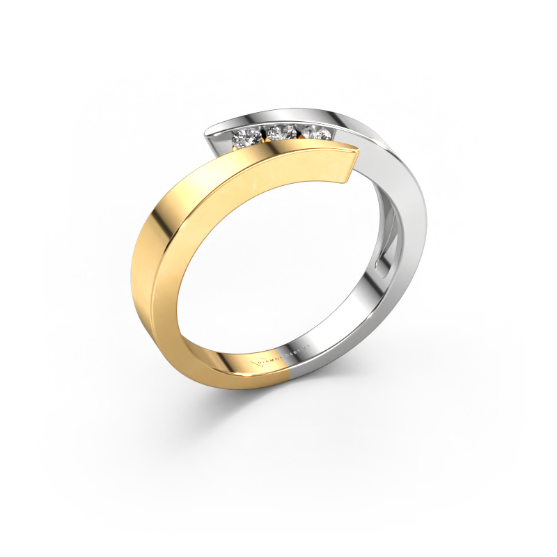 Image of Ring Gracia 585 white gold Diamond 0.09 crt