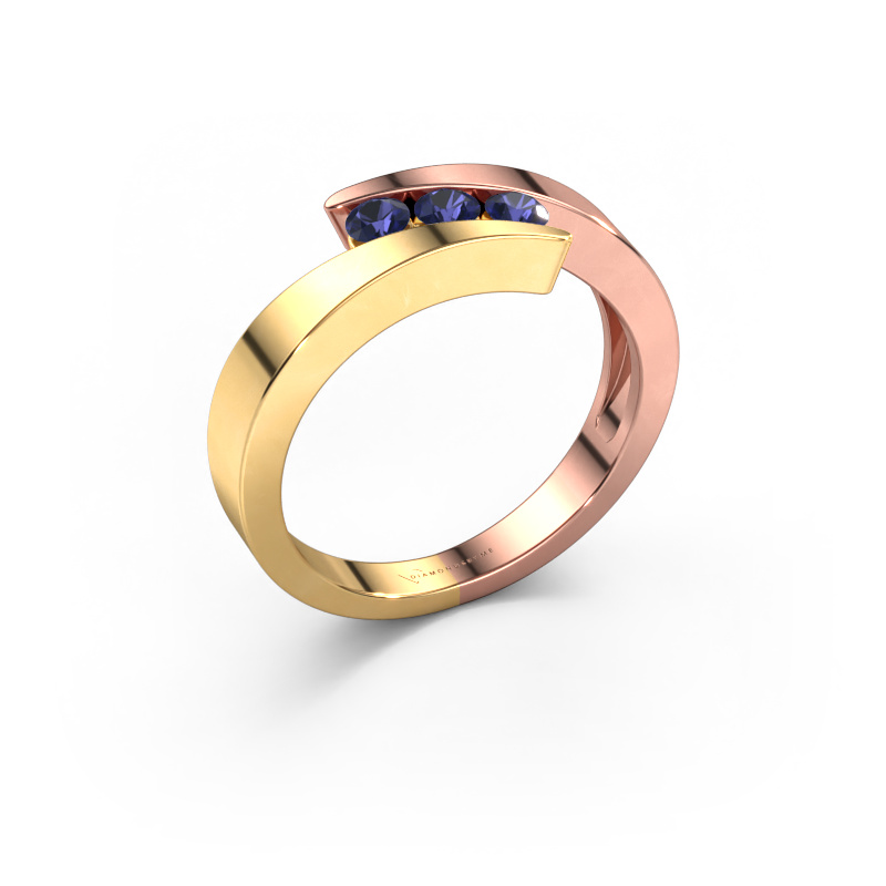 Bild von Ring Gracia 585 Roségold Saphir 2.7 mm